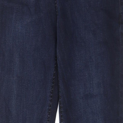Esprit Mens Blue Cotton Skinny Jeans Size 31 in L32 in Regular Zip - Pockets, Belt Loops, Logo