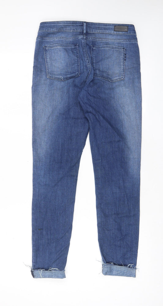 Scotch & Soda Womens Blue Cotton Skinny Jeans Size 27 in L32 in Regular Zip - Pockets