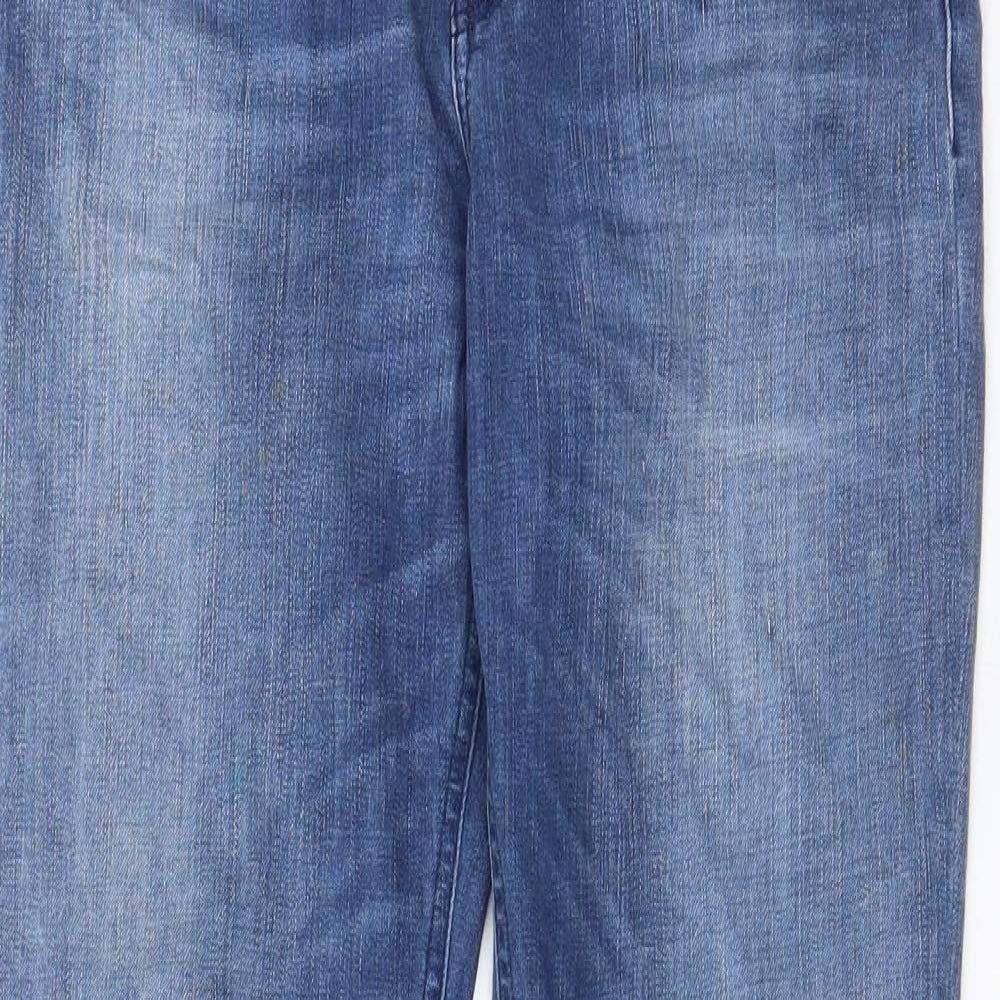 Scotch & Soda Womens Blue Cotton Skinny Jeans Size 27 in L32 in Regular Zip - Pockets