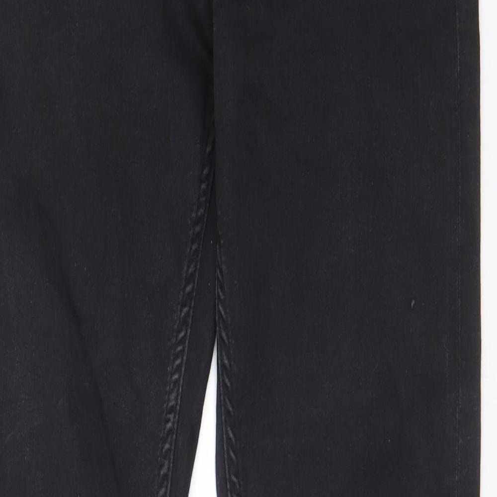 Womens UK Size 27 in Weekday Regular Fit Skinny Black Jeans