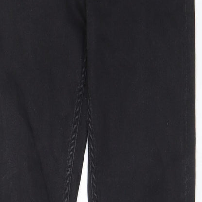 Womens UK Size 27 in Weekday Regular Fit Skinny Black Jeans