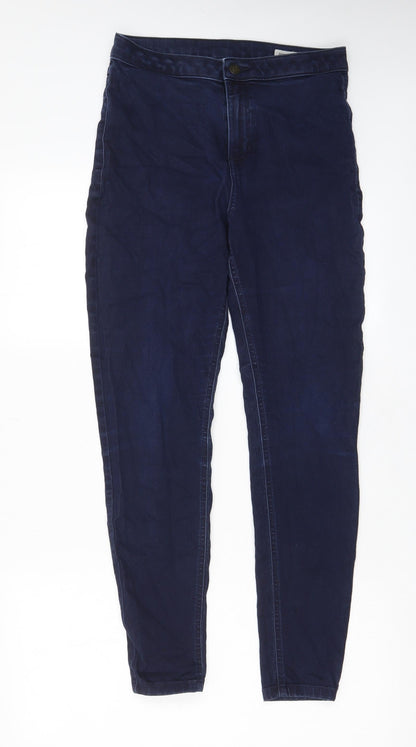 Womens UK Size 12 Marks and Spencer Regular Fit Skinny Blue Jeans