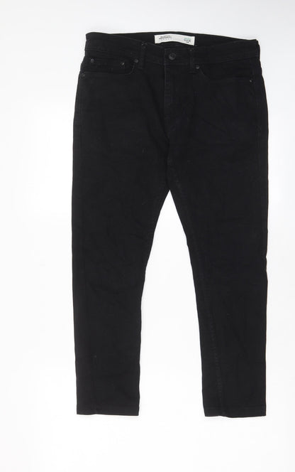 Mens UK Size 30 in Burton Regular Fit Skinny Black Jeans