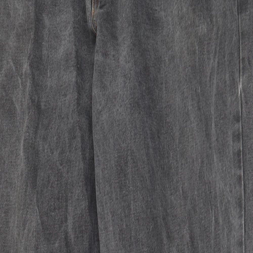 Weekender Mens Grey Cotton Straight Jeans Size 36 in L32 in Regular Zip - Pockets