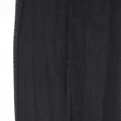 Denim & Co. Womens Black Cotton Skinny Jeans Size 14 L30 in Regular - Elastic waist