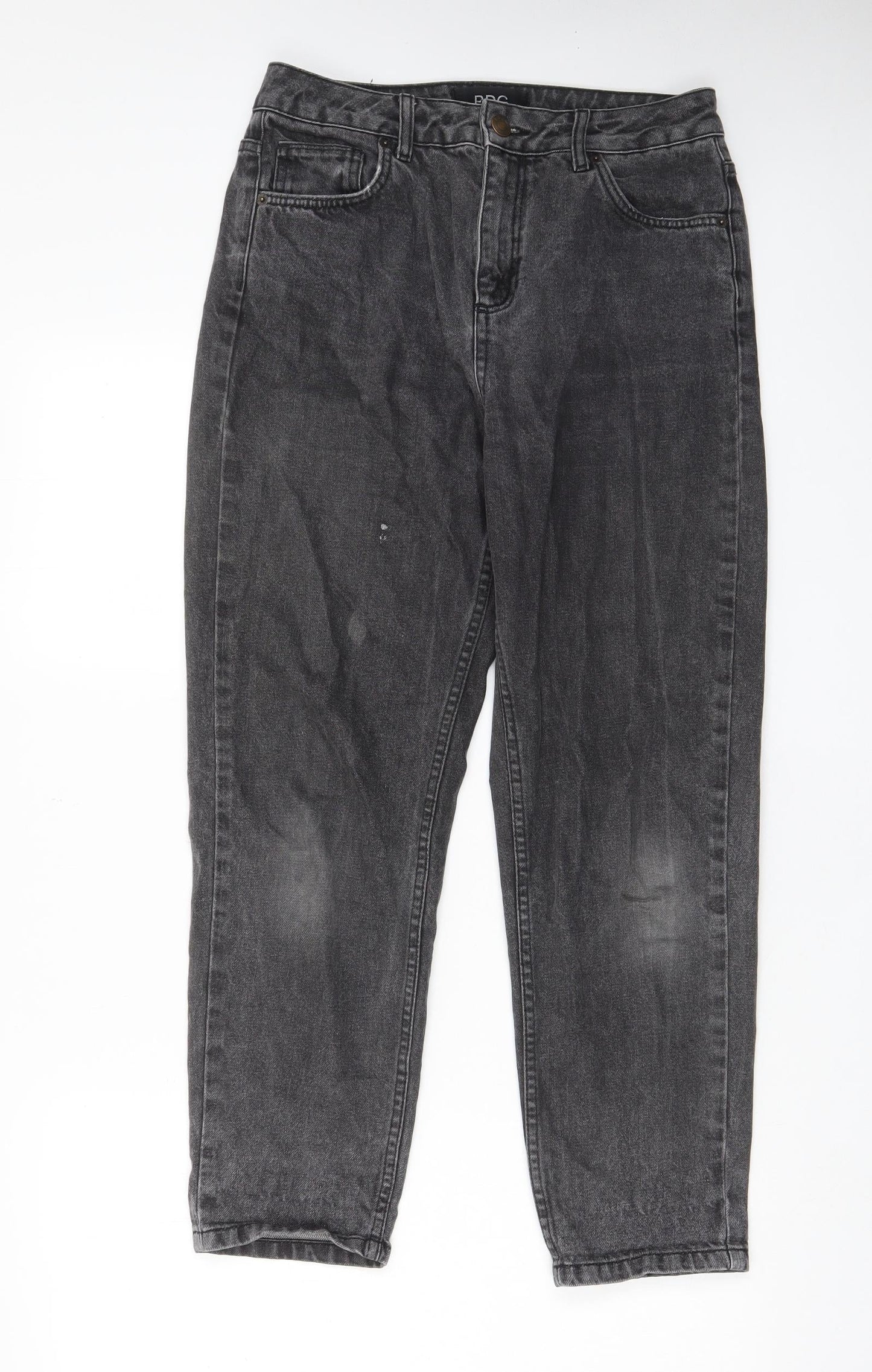 BDG Womens Grey Cotton Mom Jeans Size 29 in L30 in Regular Zip - Pockets, Belt Loops