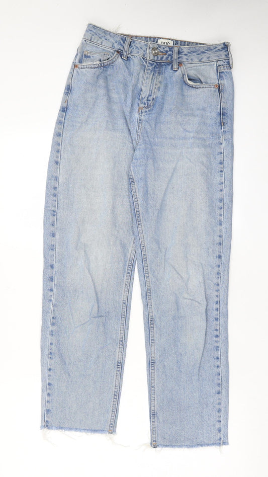BDG Womens Blue Cotton Straight Jeans Size 26 L32 in Regular Zip - Pockets, Belt Loops