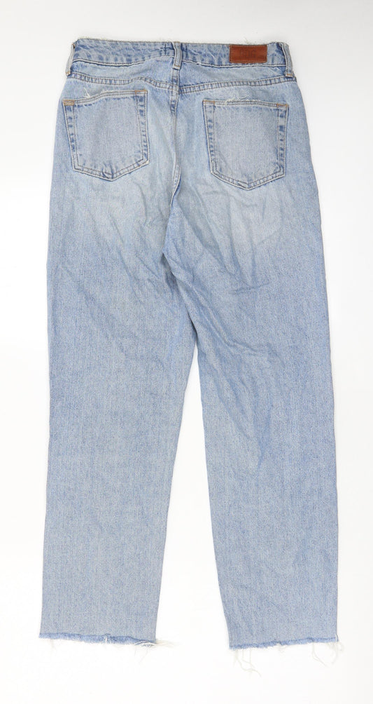 BDG Womens Blue Cotton Straight Jeans Size 26 L32 in Regular Zip - Pockets, Belt Loops