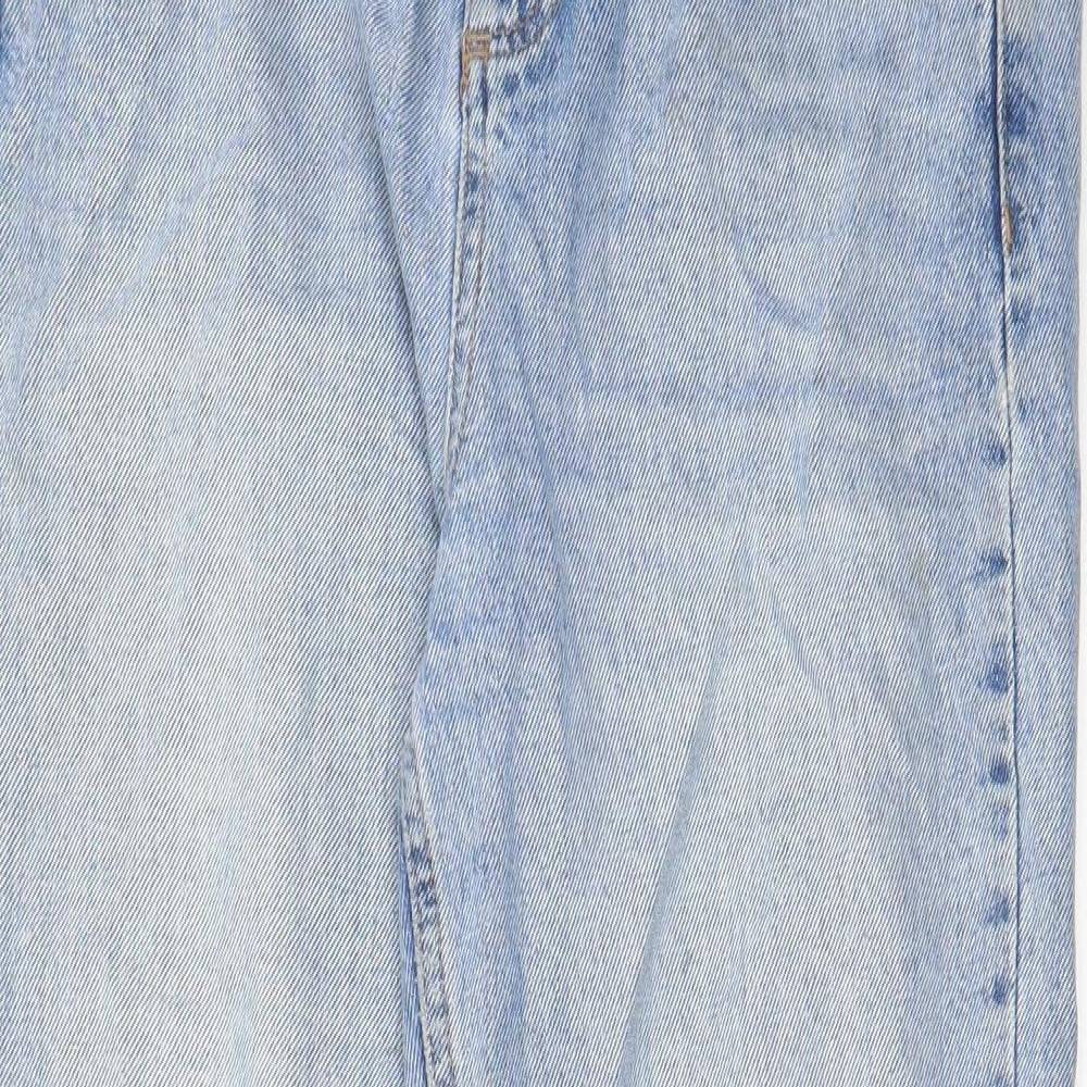 BDG Womens Blue Cotton Straight Jeans Size 26 L32 in Regular Zip - Pockets, Belt Loops