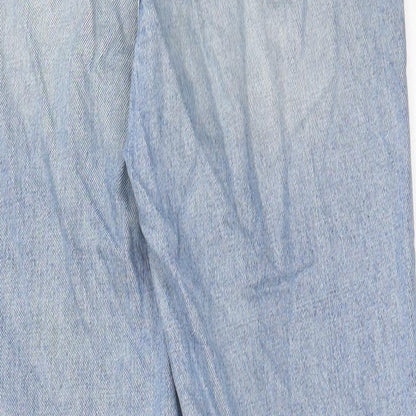 BDG Womens Blue Cotton Straight Jeans Size 26 L32 in Regular Zip - Pockets, Belt Loops