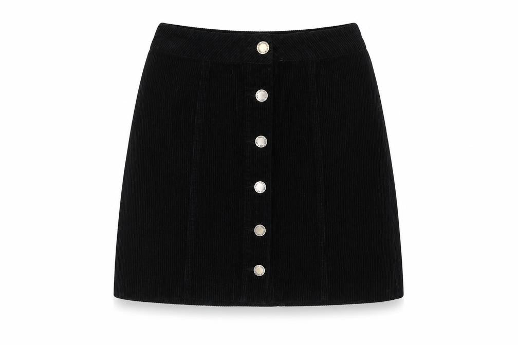 Womens UK Size 6 Miss Selfridge A-Line Corduroy Skirt