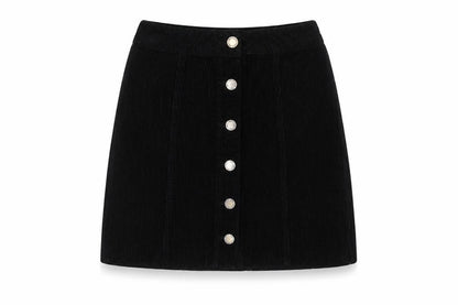 Womens UK Size 6 Miss Selfridge A-Line Corduroy Skirt
