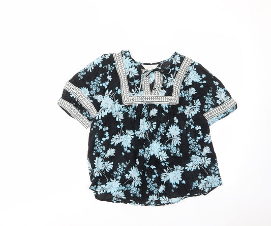 Womens UK Size 6 Per Una Blue Basic Blouse