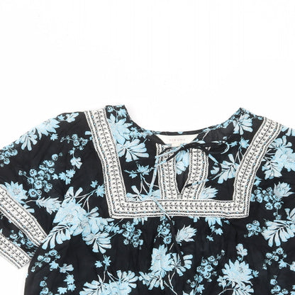 Womens UK Size 6 Per Una Blue Basic Blouse