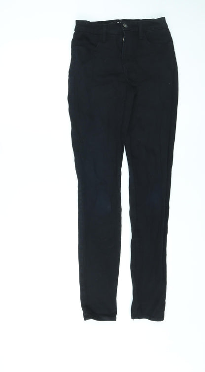 Womens UK Size 24 in J Brand Regular Fit Skinny Black Jeans