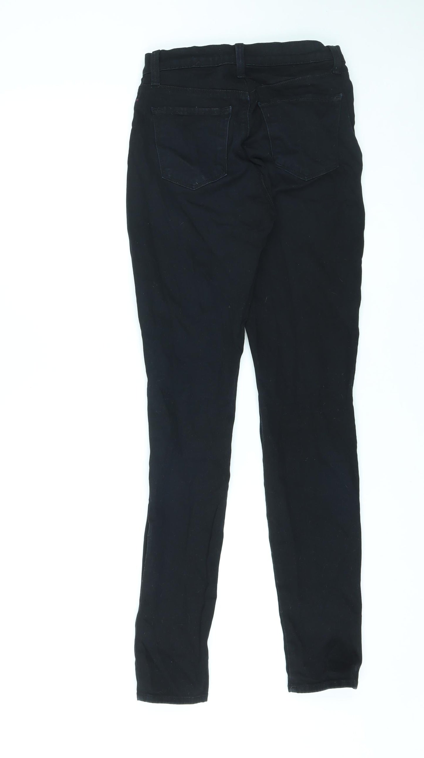 Womens UK Size 24 in J Brand Regular Fit Skinny Black Jeans