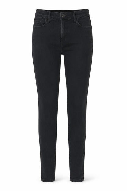 Womens UK Size 25 in J Brand Regular Fit Skinny Black Jeans