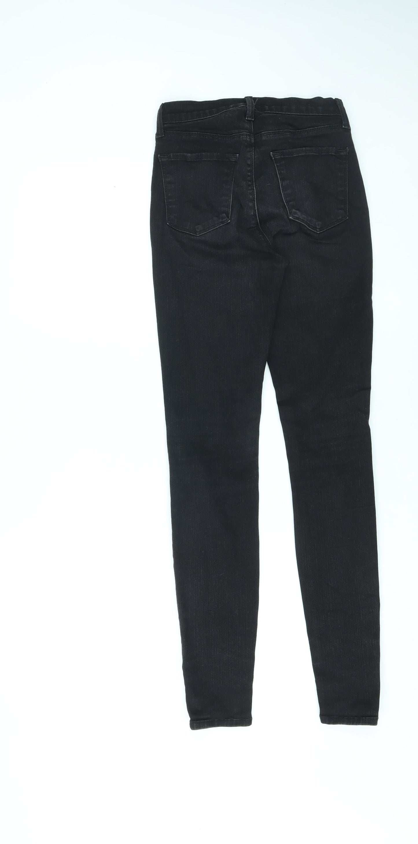 Womens UK Size 25 in J Brand Regular Fit Skinny Black Jeans