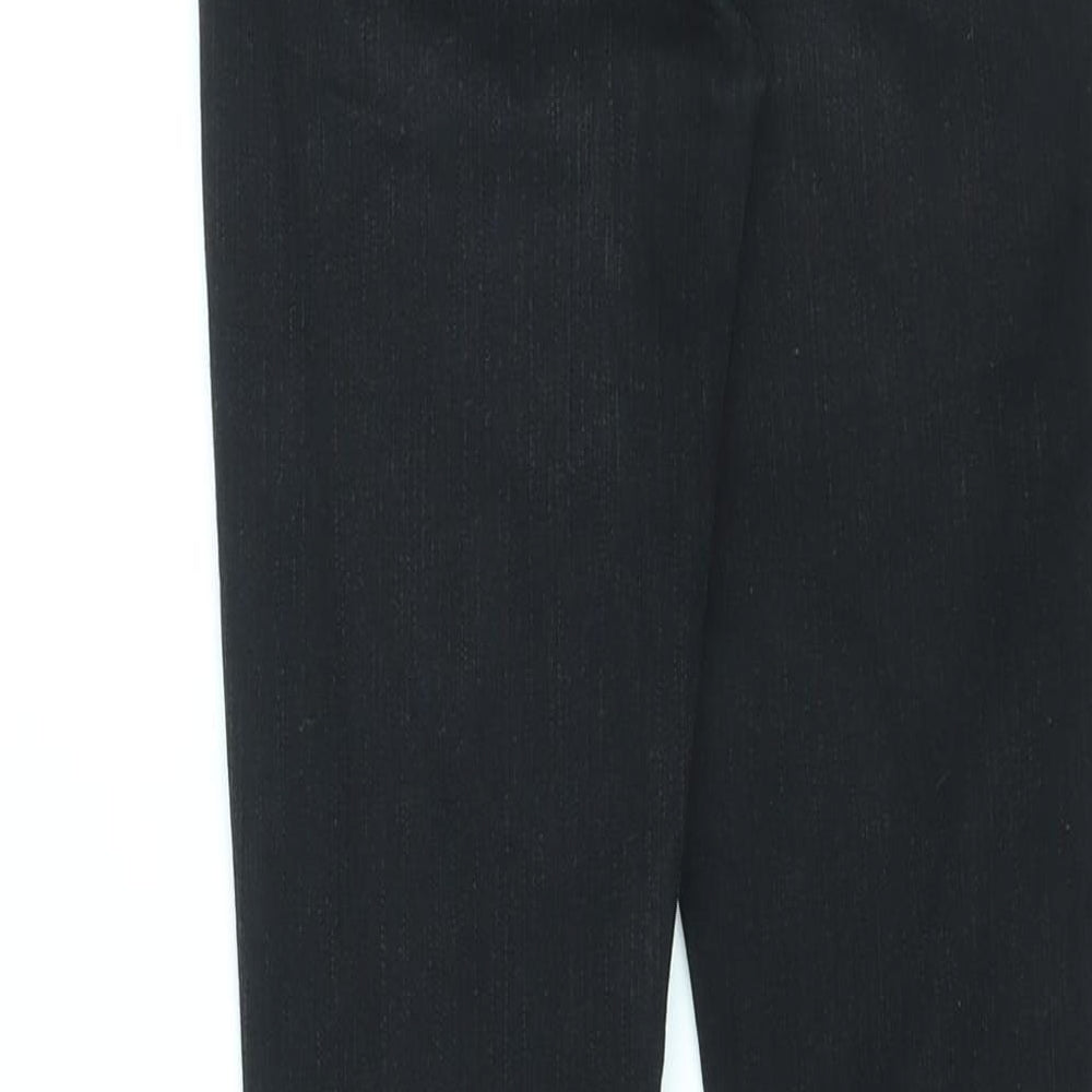 Womens UK Size 25 in J Brand Regular Fit Skinny Black Jeans