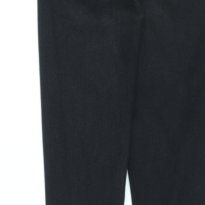 Womens UK Size 25 in J Brand Regular Fit Skinny Black Jeans