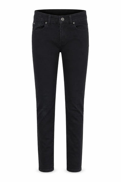 Denim & Co. Womens Black Cotton Skinny Jeans Size 6 L26 in Regular Zip