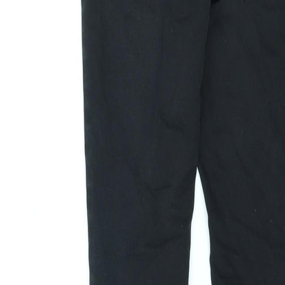 Denim & Co. Womens Black Cotton Skinny Jeans Size 6 L26 in Regular Zip