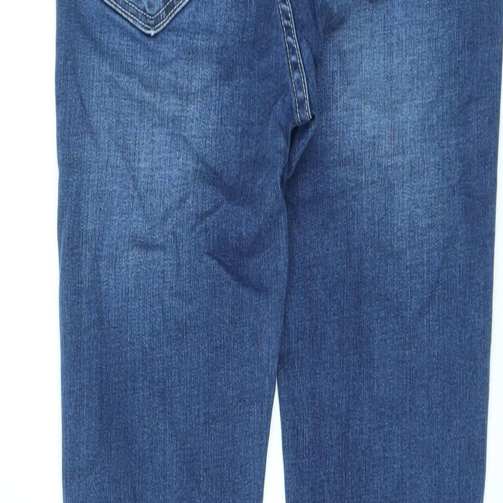 Chou Chou Womens Blue Cotton Skinny Jeans Size M L26 in Regular Zip