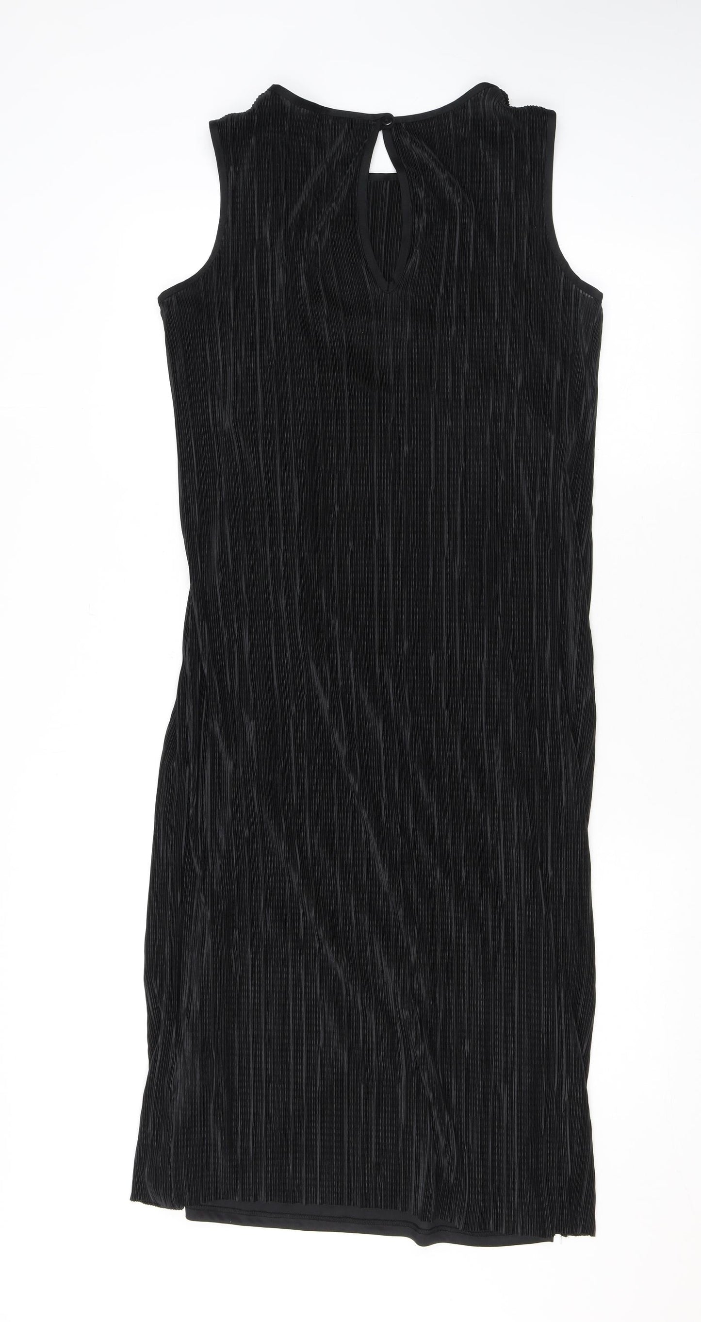 Therapy Womens Black Polyester Tank Dress Size 12 Scoop Neck Pullover