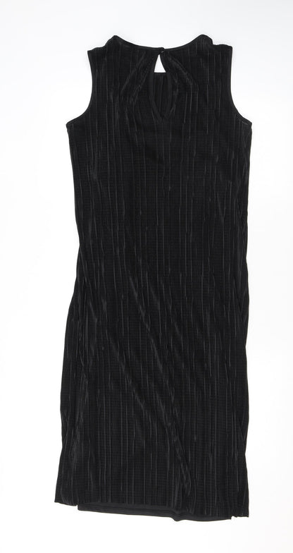 Therapy Womens Black Polyester Tank Dress Size 12 Scoop Neck Pullover
