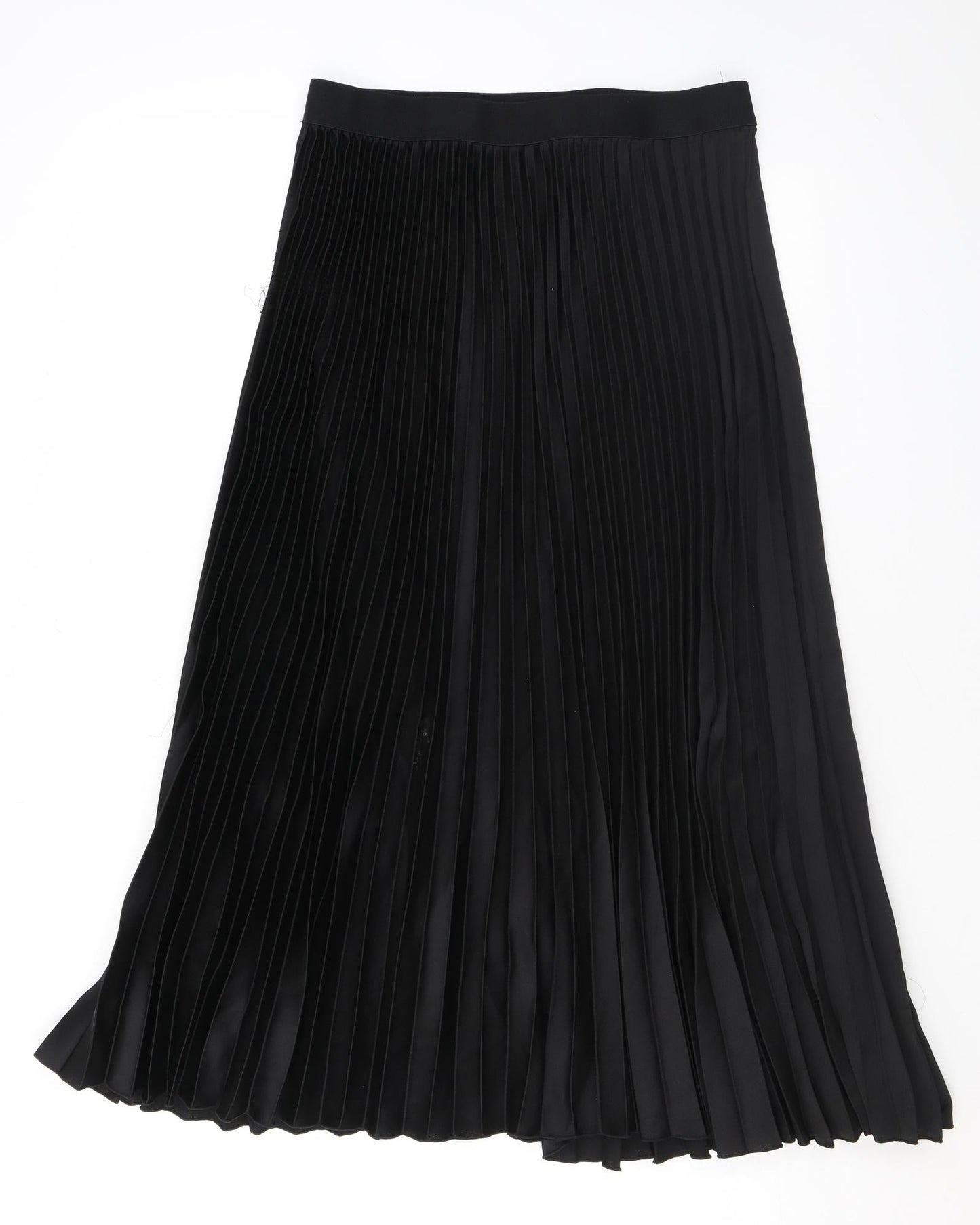H&M Womens Black Polyester Swing Skirt Size M