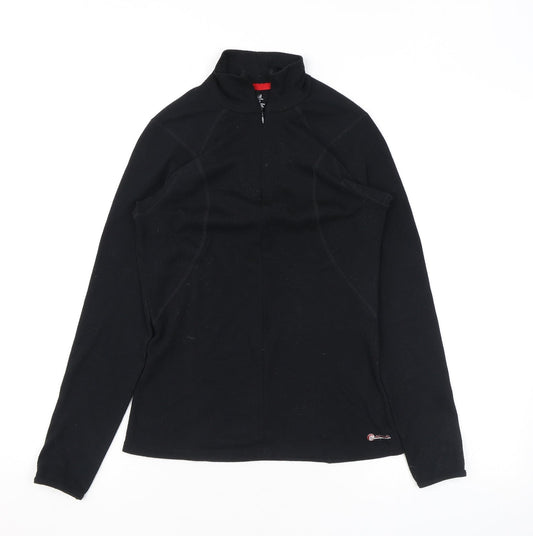 Womens UK Size 12 Marks and Spencer Black Pullover Sweatshirt