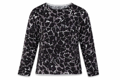 Womens UK Size 14 Pure & Natural Black Basic Blouse