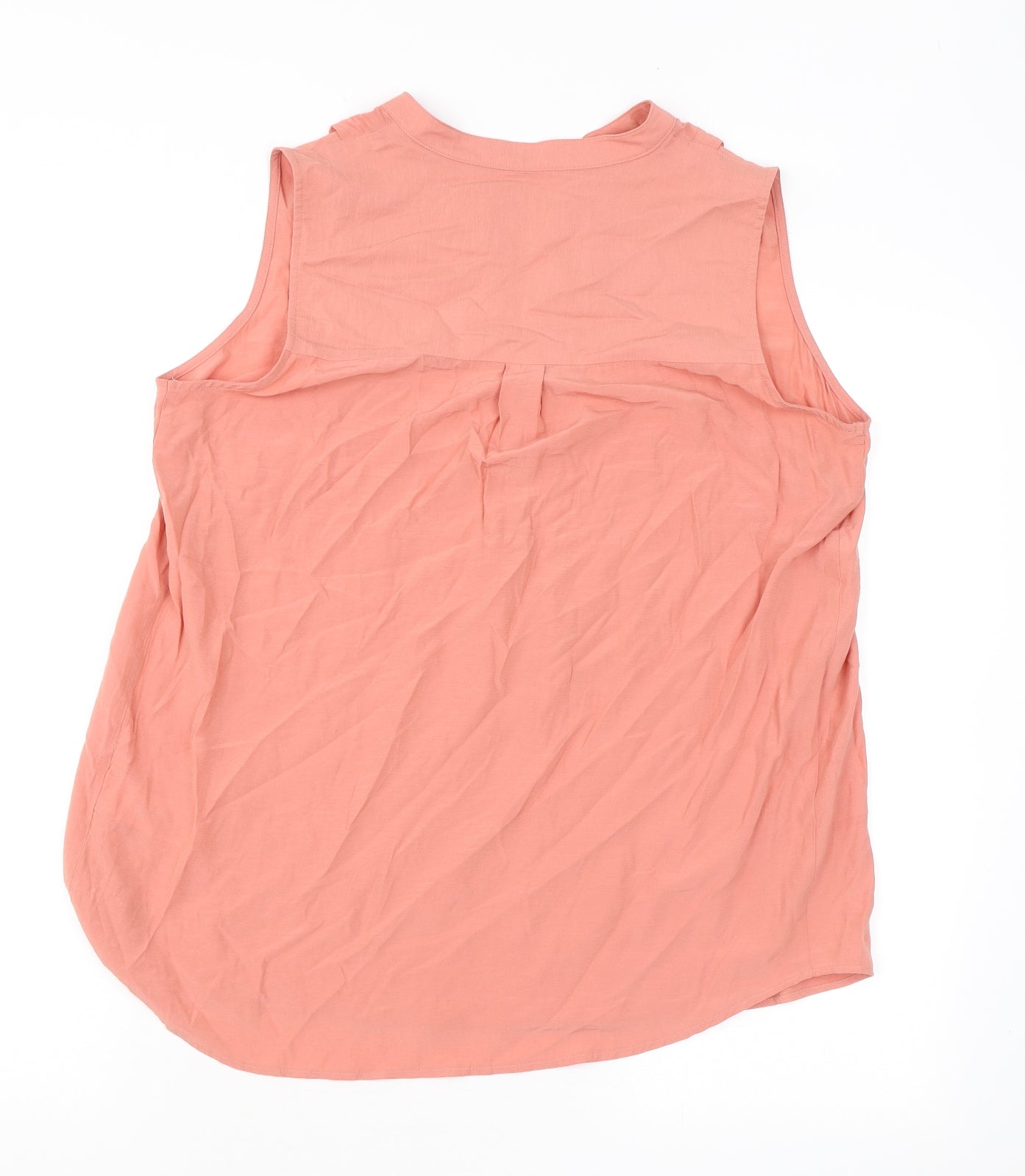 Womens UK Size 12 Marks and Spencer Pink Basic Blouse