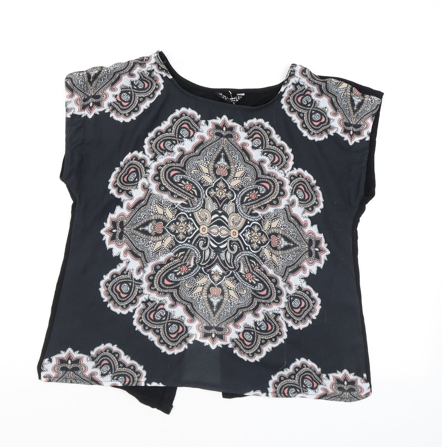 Womens UK Size 6 Select Multicoloured Basic T-Shirt