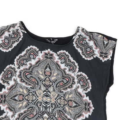 Womens UK Size 6 Select Multicoloured Basic T-Shirt