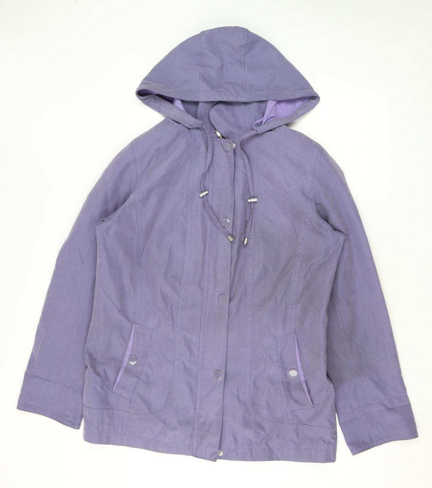 Womens UK Size 12 EWM Purple Anorak Coat