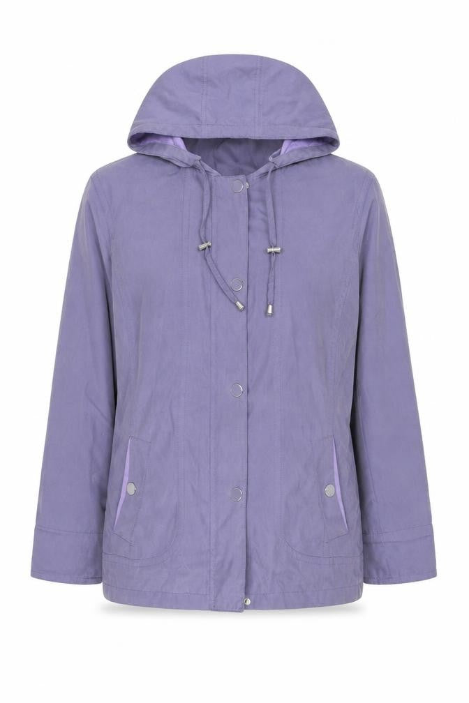 Womens UK Size 12 EWM Purple Anorak Coat