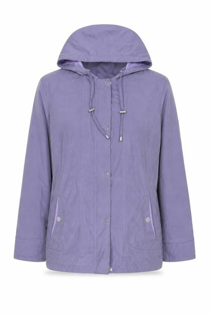 Womens UK Size 12 EWM Purple Anorak Coat