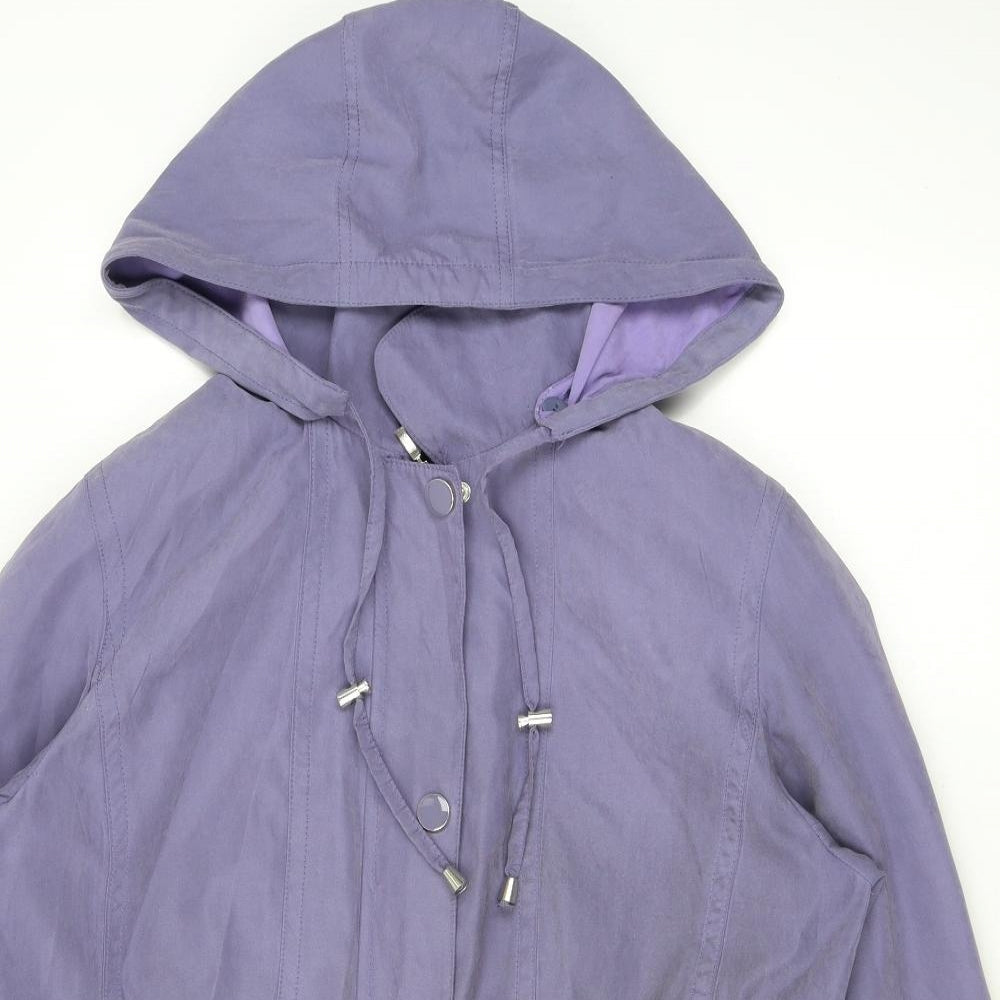 Womens UK Size 12 EWM Purple Anorak Coat