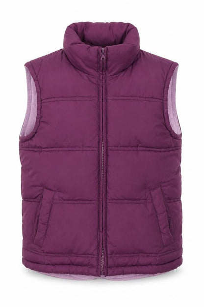 Brotes Womens Purple Gilet Coat Size 14 Zip