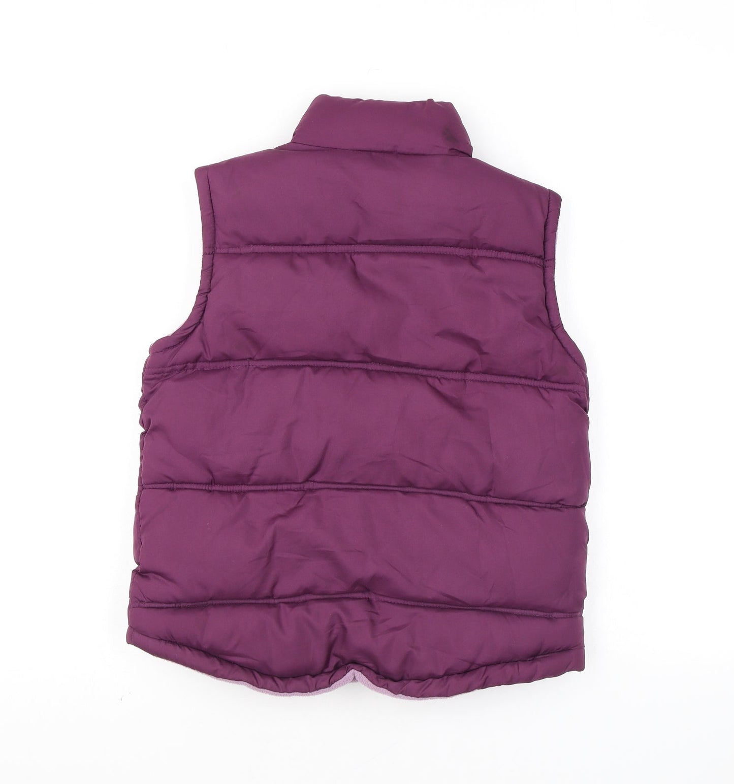 Brotes Womens Purple Gilet Coat Size 14 Zip