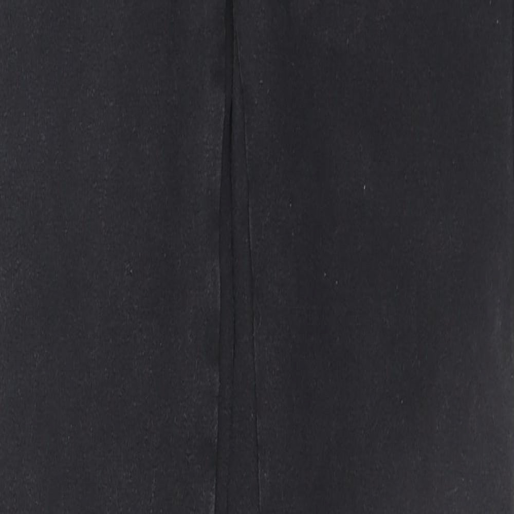 Beverly Jeans Womens Black Cotton Skinny Jeans Size L L32 in Regular Zip