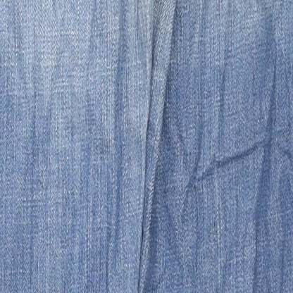 Jerome Dahan Womens Blue Cotton Bootcut Jeans Size 28 in L27 in Regular Zip