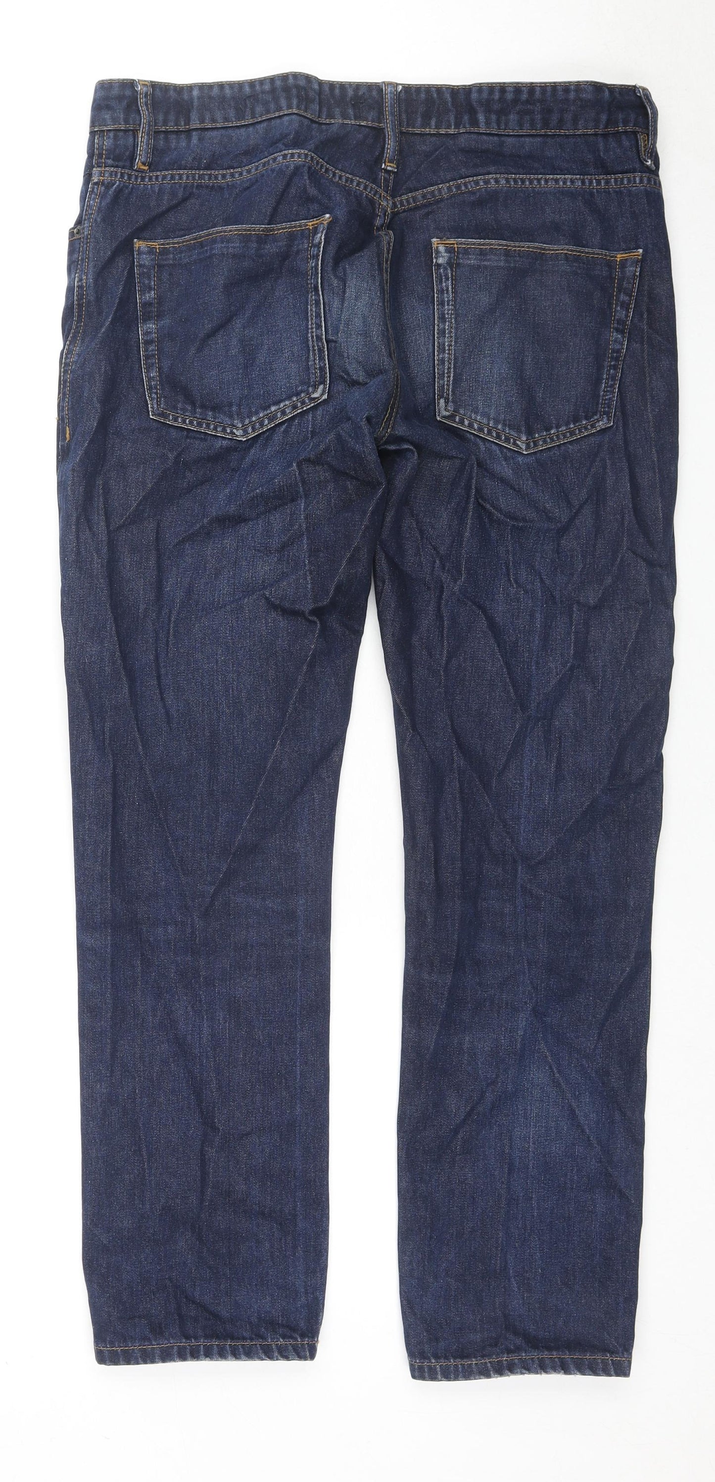 Womens UK Size 34 in Easy Regular Fit Skinny Blue Jeans