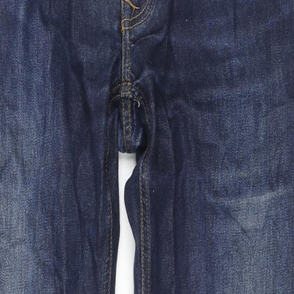 Womens UK Size 34 in Easy Regular Fit Skinny Blue Jeans