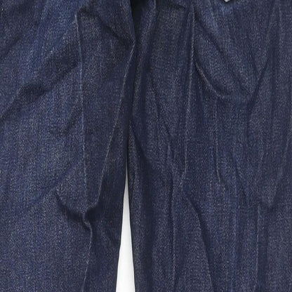 Womens UK Size 34 in Easy Regular Fit Skinny Blue Jeans