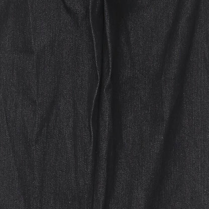 Basic Collection Womens Black Cotton Jegging Jeans Size 12 L31 in Regular Zip