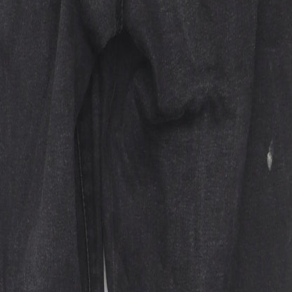 Denim & Co. Womens Black Cotton Skinny Jeans Size 14 L28 in Regular Zip