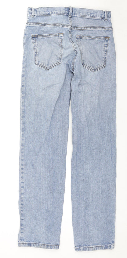 TU Mens Blue Cotton Skinny Jeans Size 30 in L32 in Regular Zip