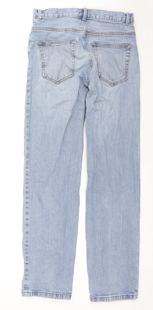 TU Mens Blue Cotton Skinny Jeans Size 30 in L32 in Regular Zip